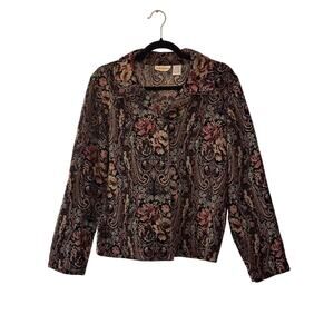 Vintage Floral Tapestry Jacket